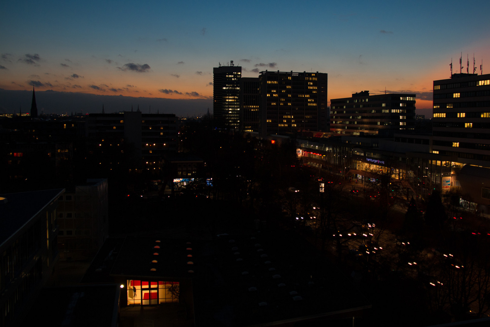 Blick aus dem Fenster