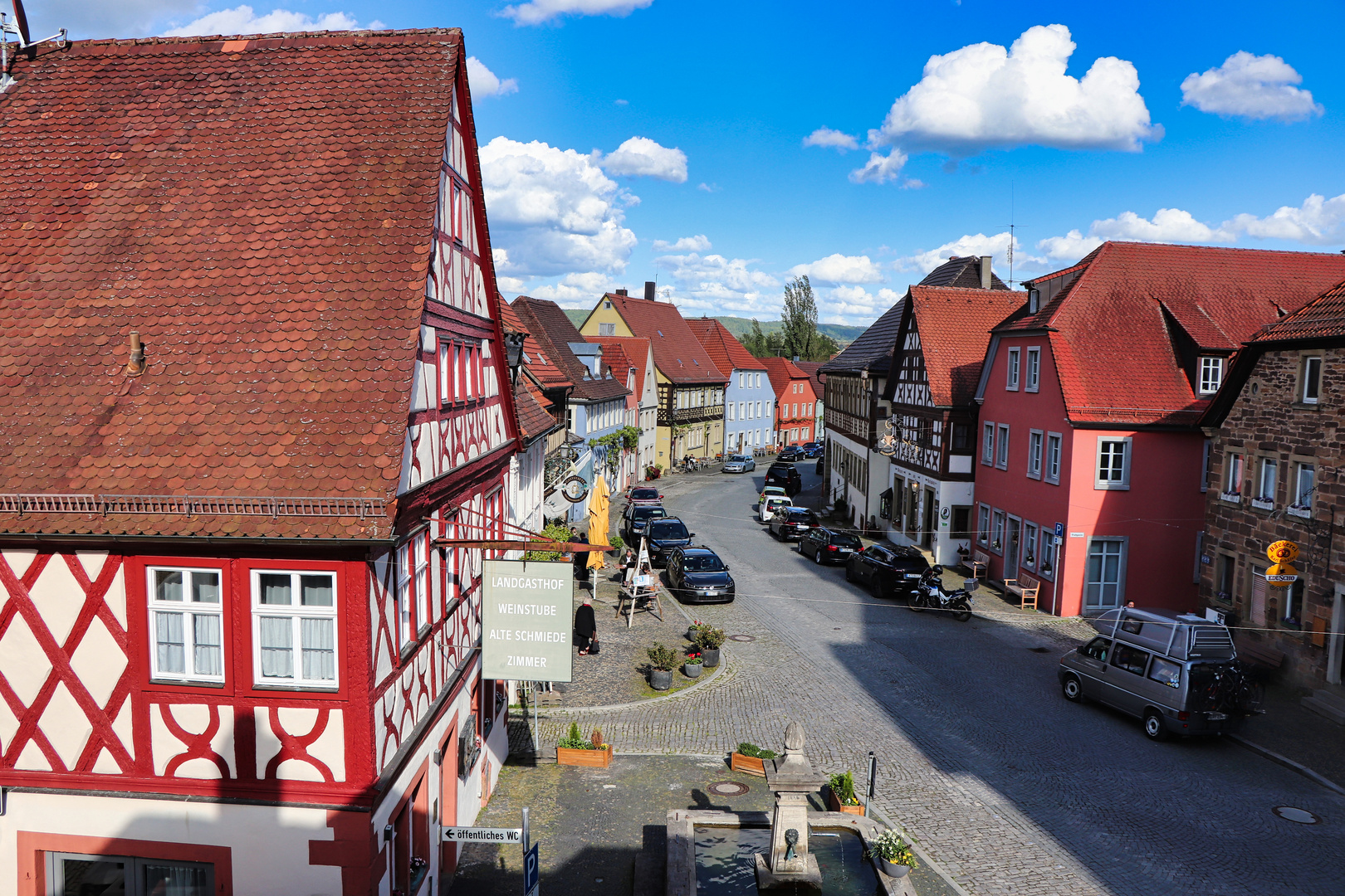 Blick aus dem Fenster