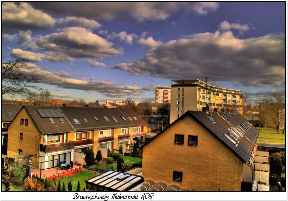 Blick aus dem Fenster Braunschweig Melverode Foto &amp; Bild