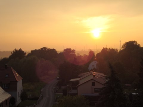 Blick aus dem Fenster - der Herbst beginnt