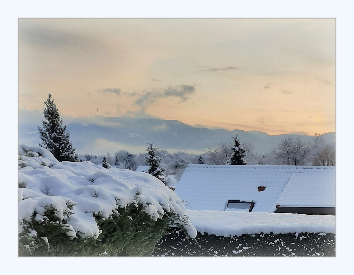 Blick aus dem Fenster