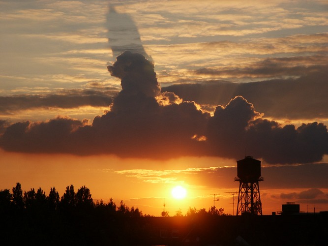 Blick aus dem Fenster