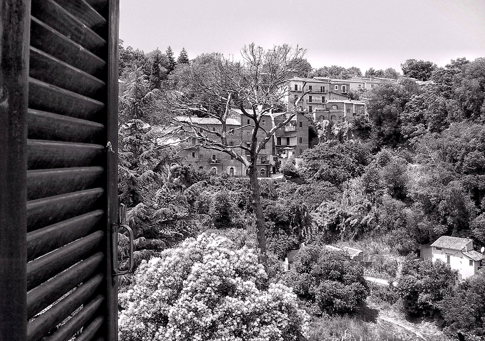 Blick aus dem Fenster Mazzano Romano