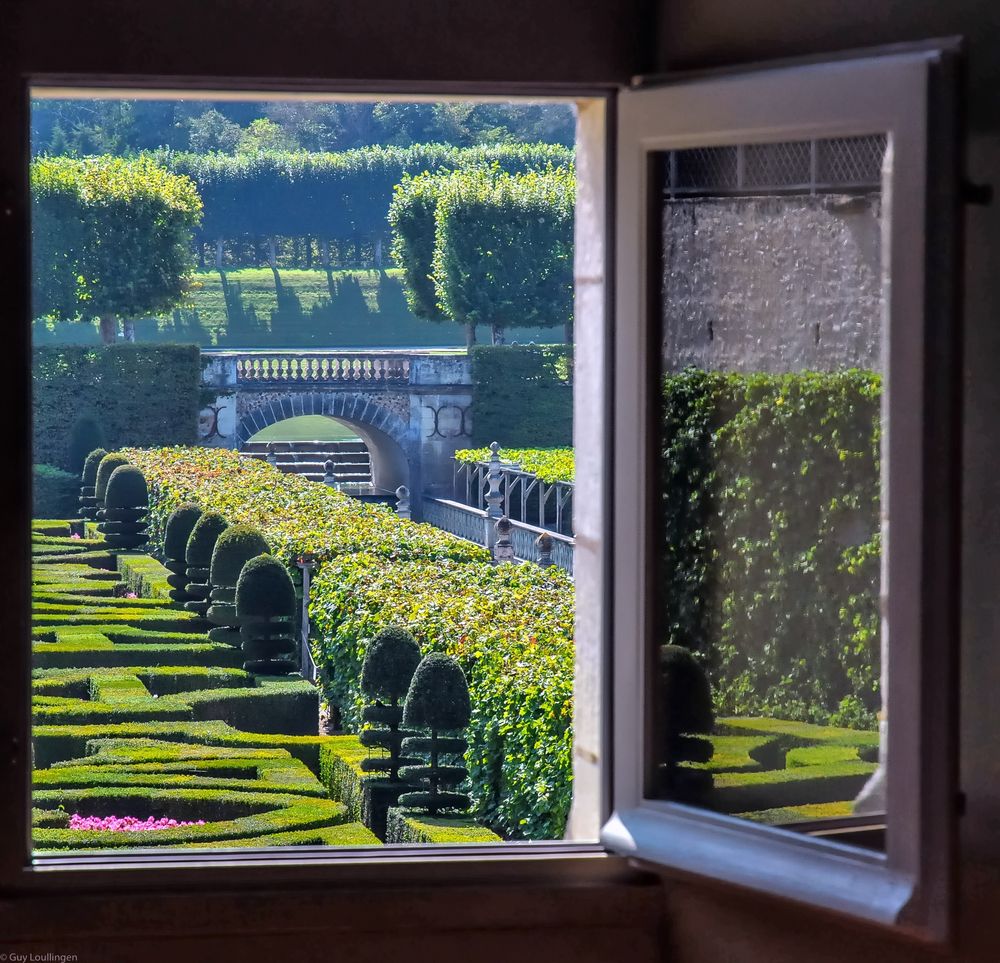Blick aus dem Fenster / Villandry Foto & Bild france