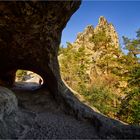 Blick aus dem "Fenster" vom Teufelsloch