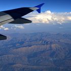 Blick aus dem Flugzeug