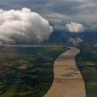 Blick aus dem Flugzeug