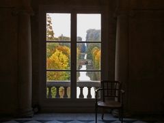 Blick aus dem Flur im Schloss