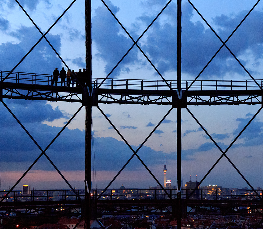 Blick aus dem Gasometer Schöneberg