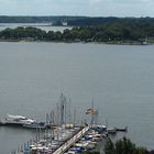 Blick aus dem glockenturm vom Dom in Schleswig