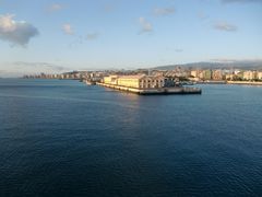 Blick aus dem Hafen in Las Palmas, Gran Canaria