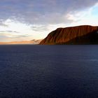 Blick aus dem Hafen vom Honningsvåg