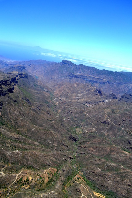 Blick aus dem Helikopter