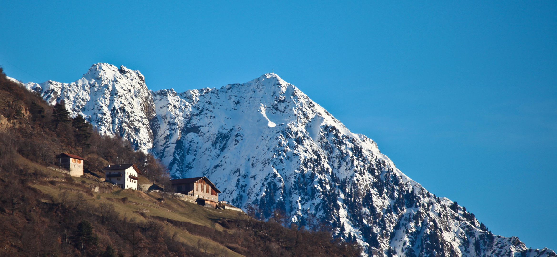 Blick aus dem Hotel in Naturns - Südtirol