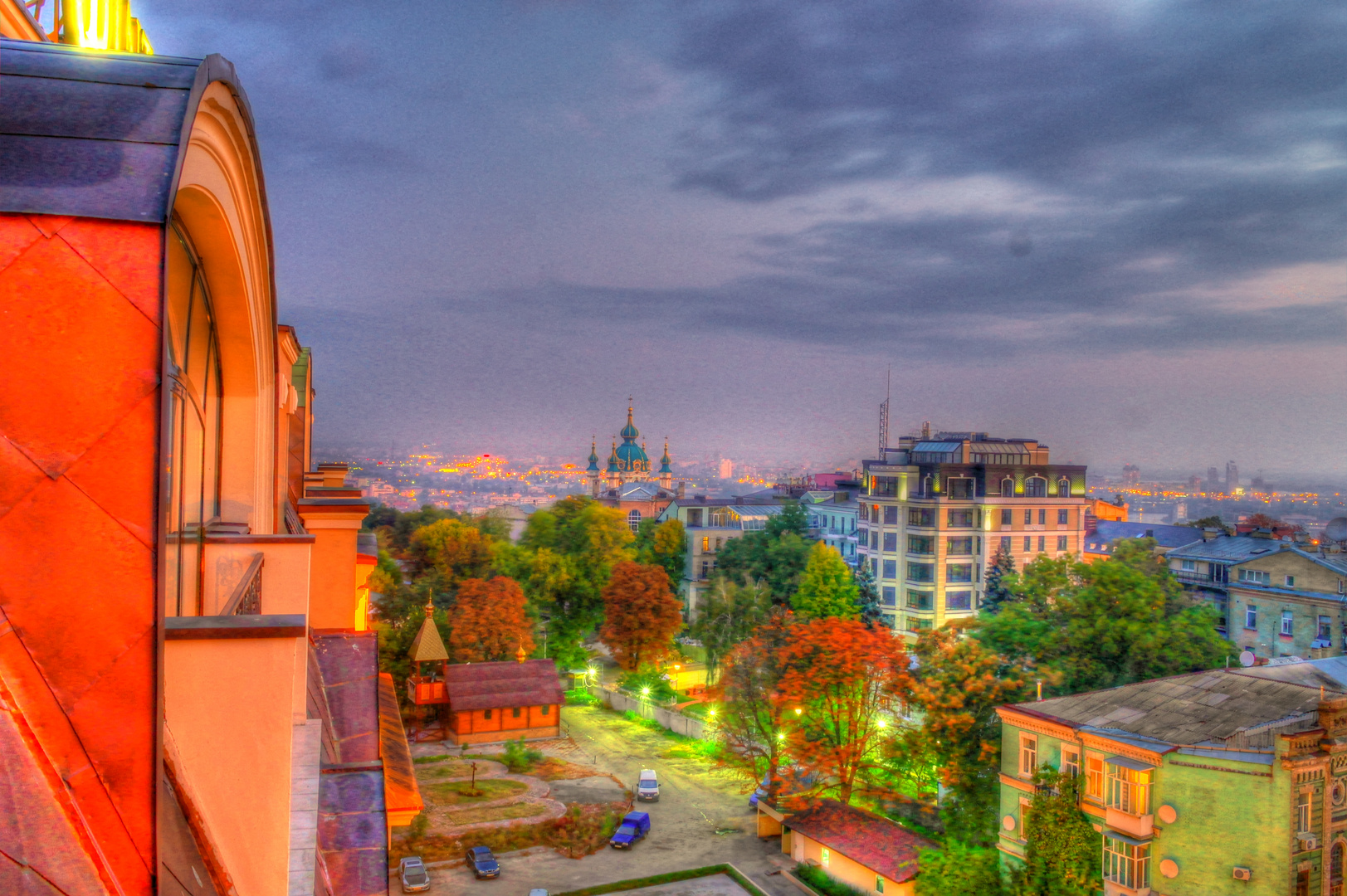 Blick aus dem Hotel Intercontinental