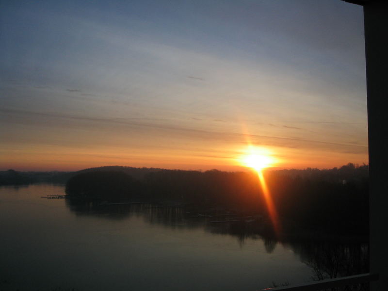 Blick aus dem Hotelfenster