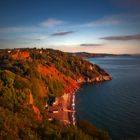 Blick aus dem Hotelfenster in Torquay