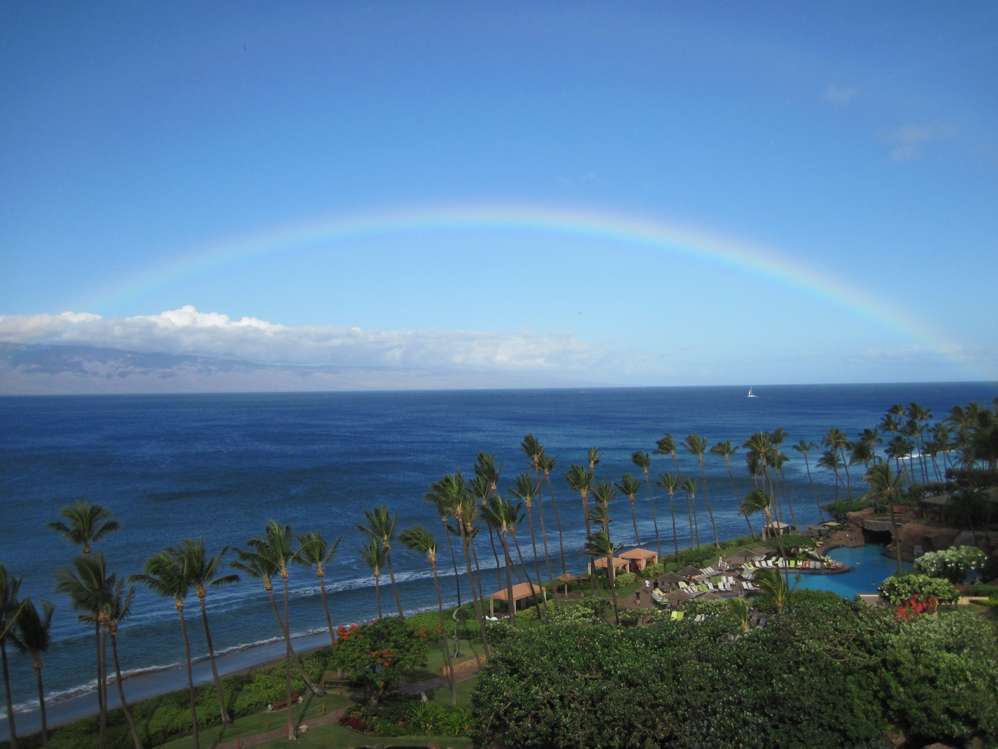 Blick aus dem Hotelzimmer Maui/Hawaii