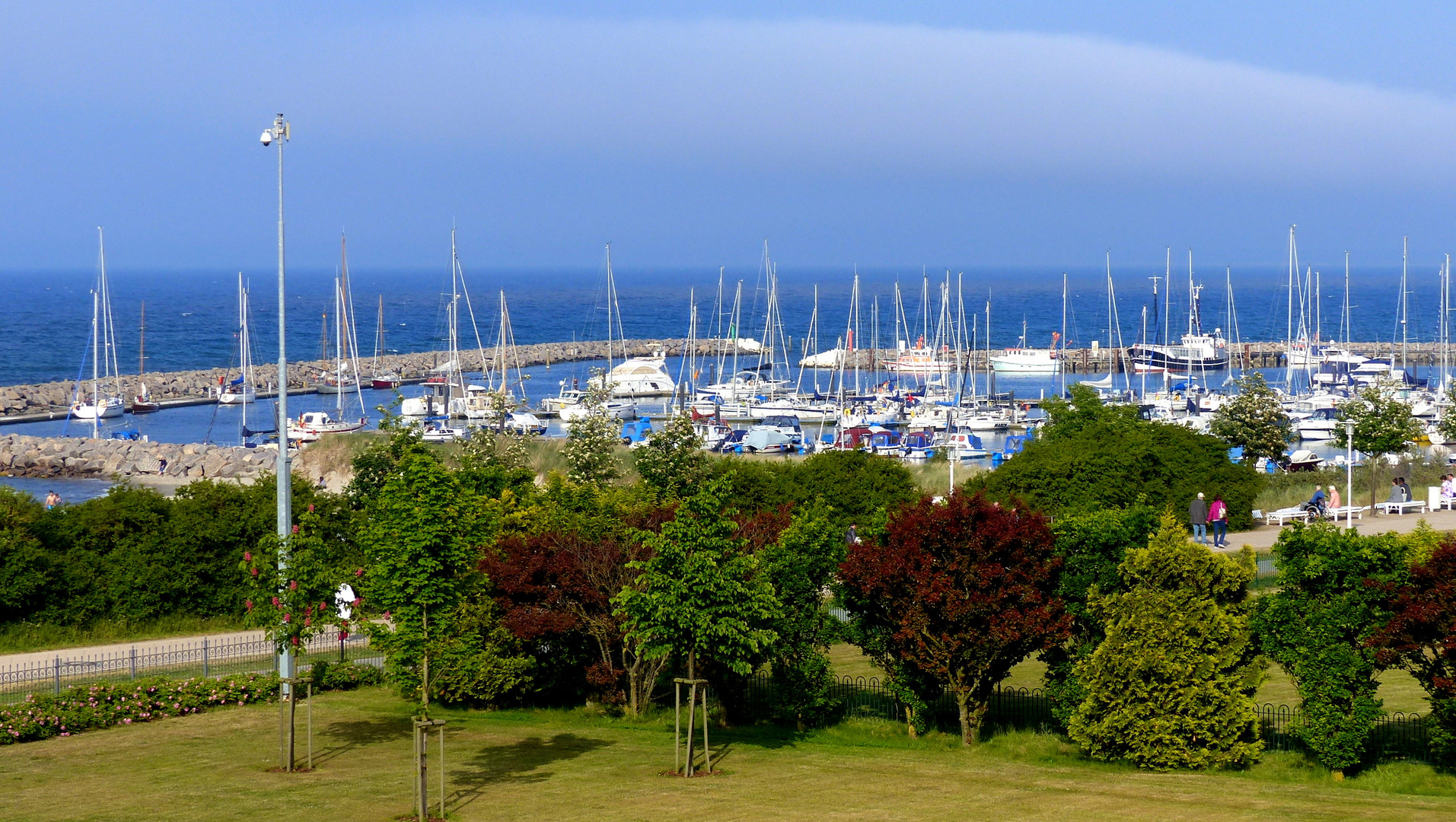 Blick aus dem Hotelzimmerfenster