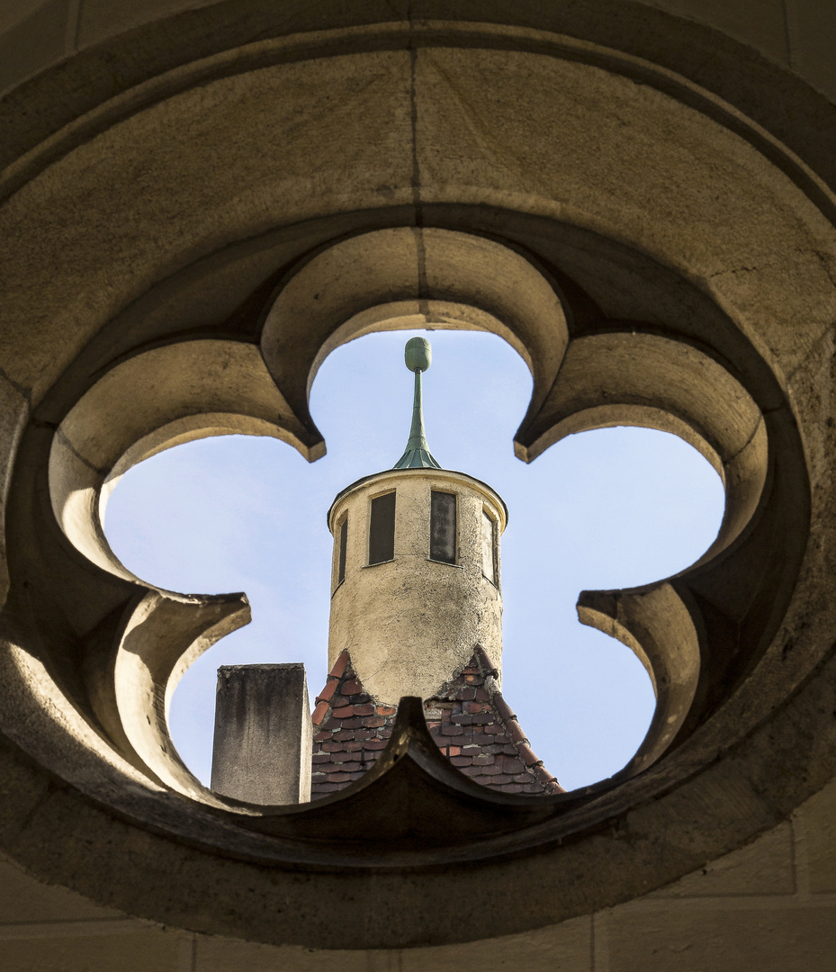 Blick aus dem Kloster