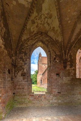 Blick aus dem Kloster Chorin
