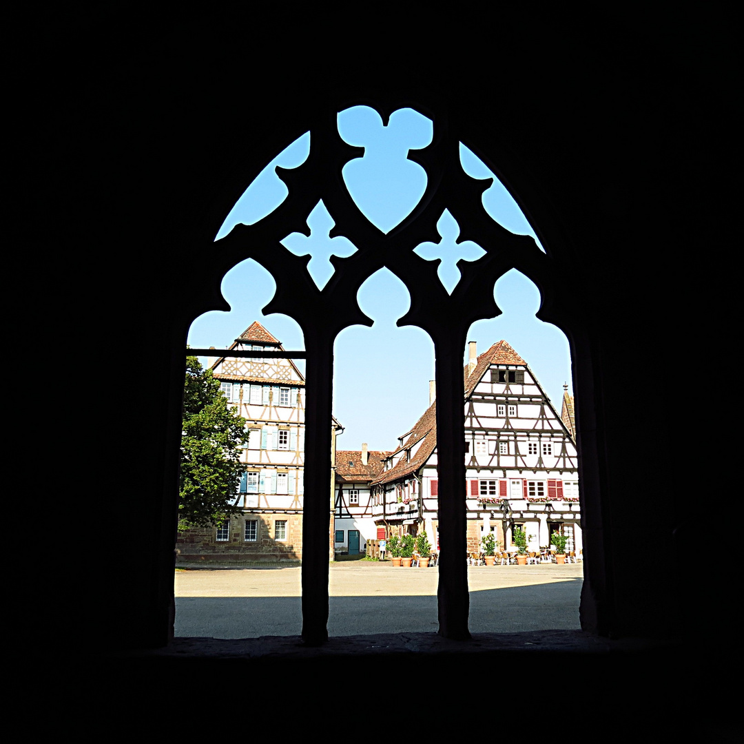 Blick aus dem Kloster Maulbronn