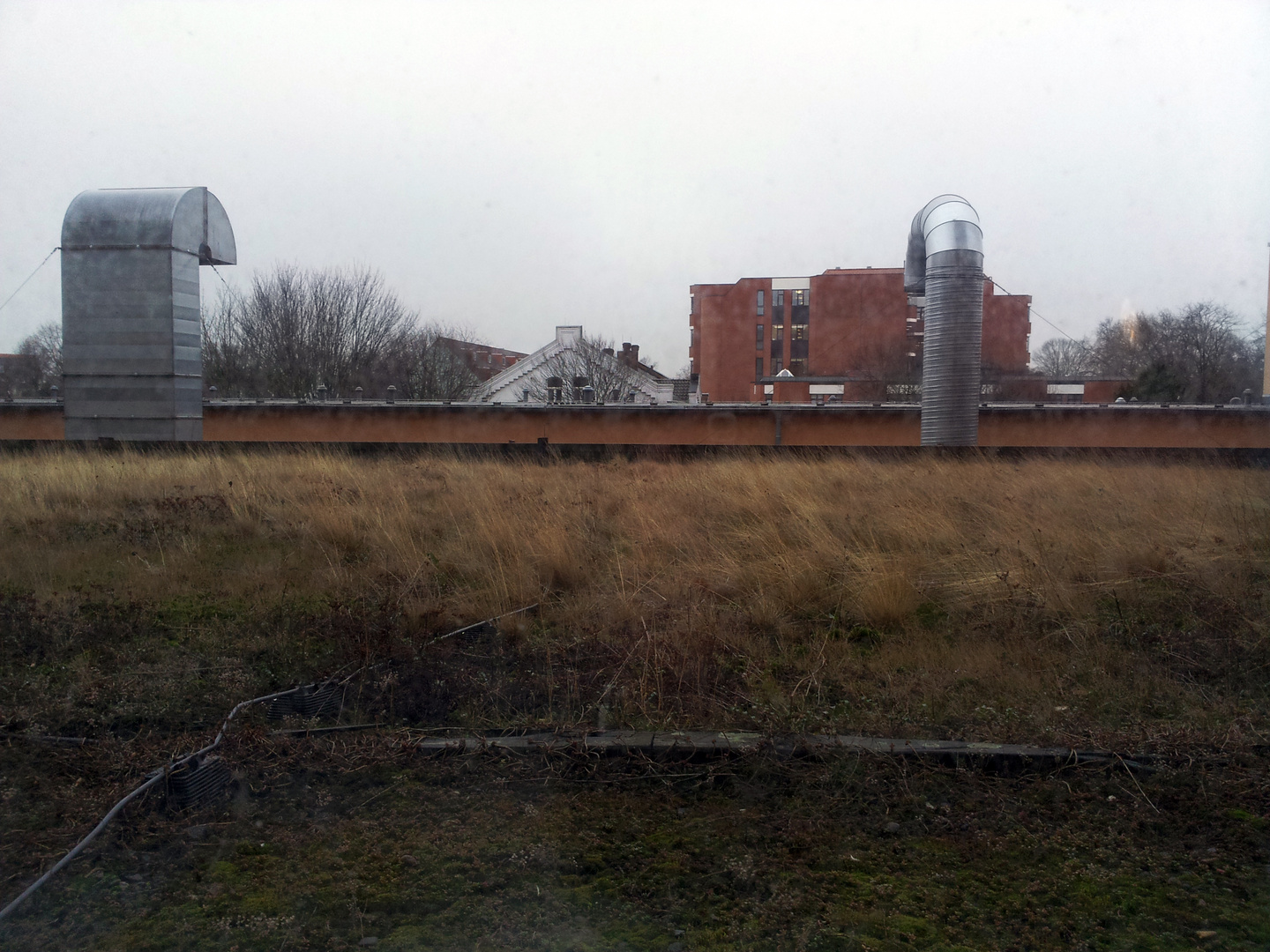 Blick aus dem Krankenhausfenster: Gute Besserung