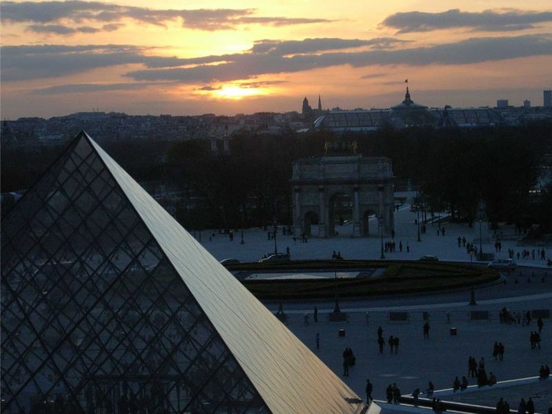 Blick aus dem Louvre