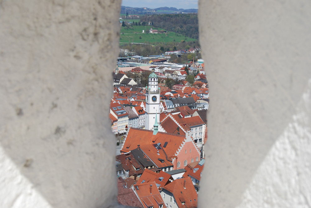 Blick aus dem Mehlsack