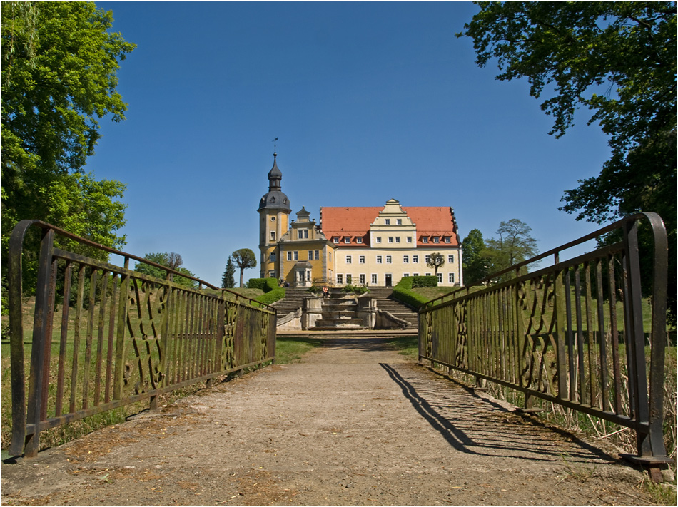 Blick aus dem Park