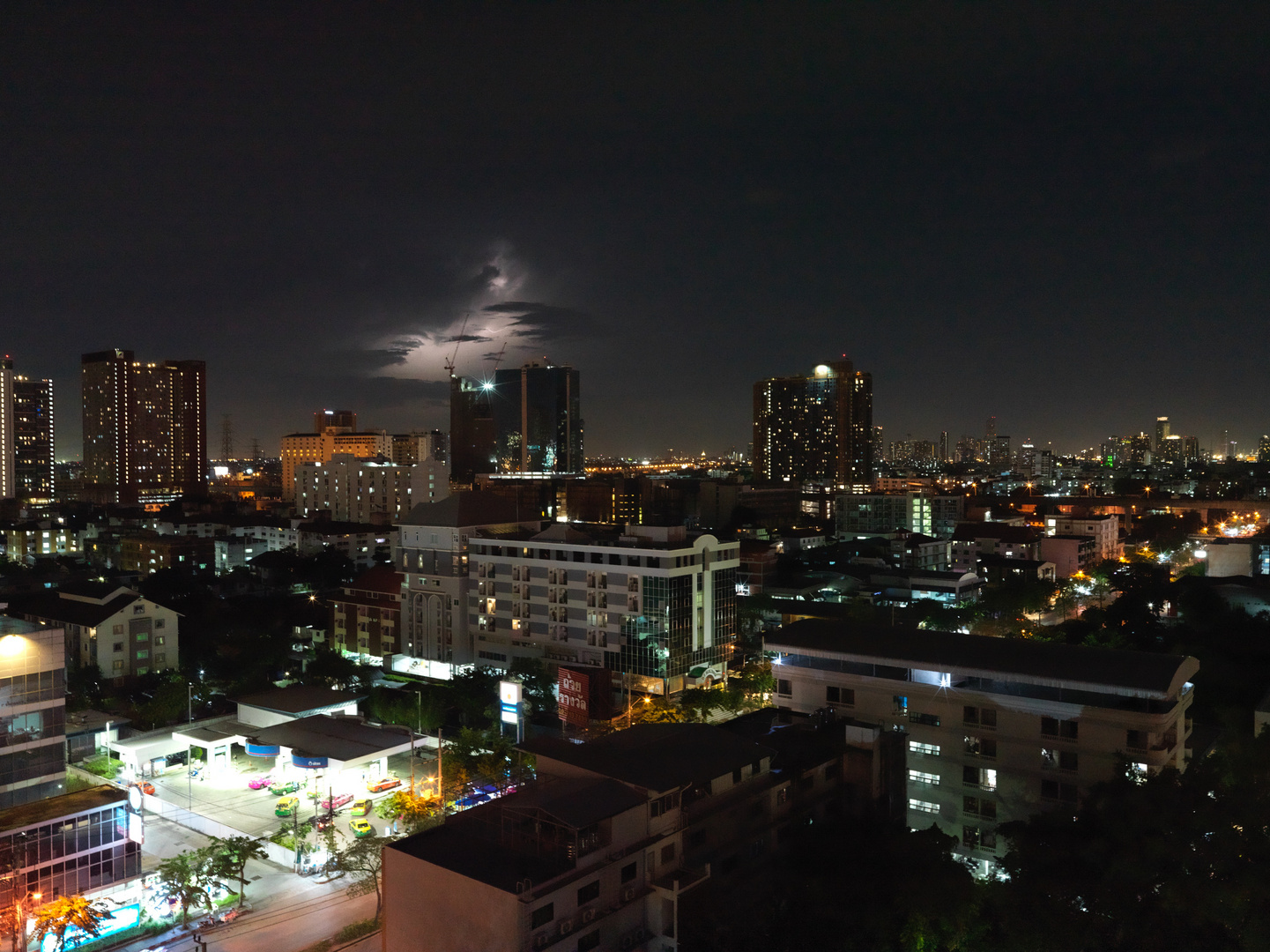 Blick aus dem Quarantänehotel