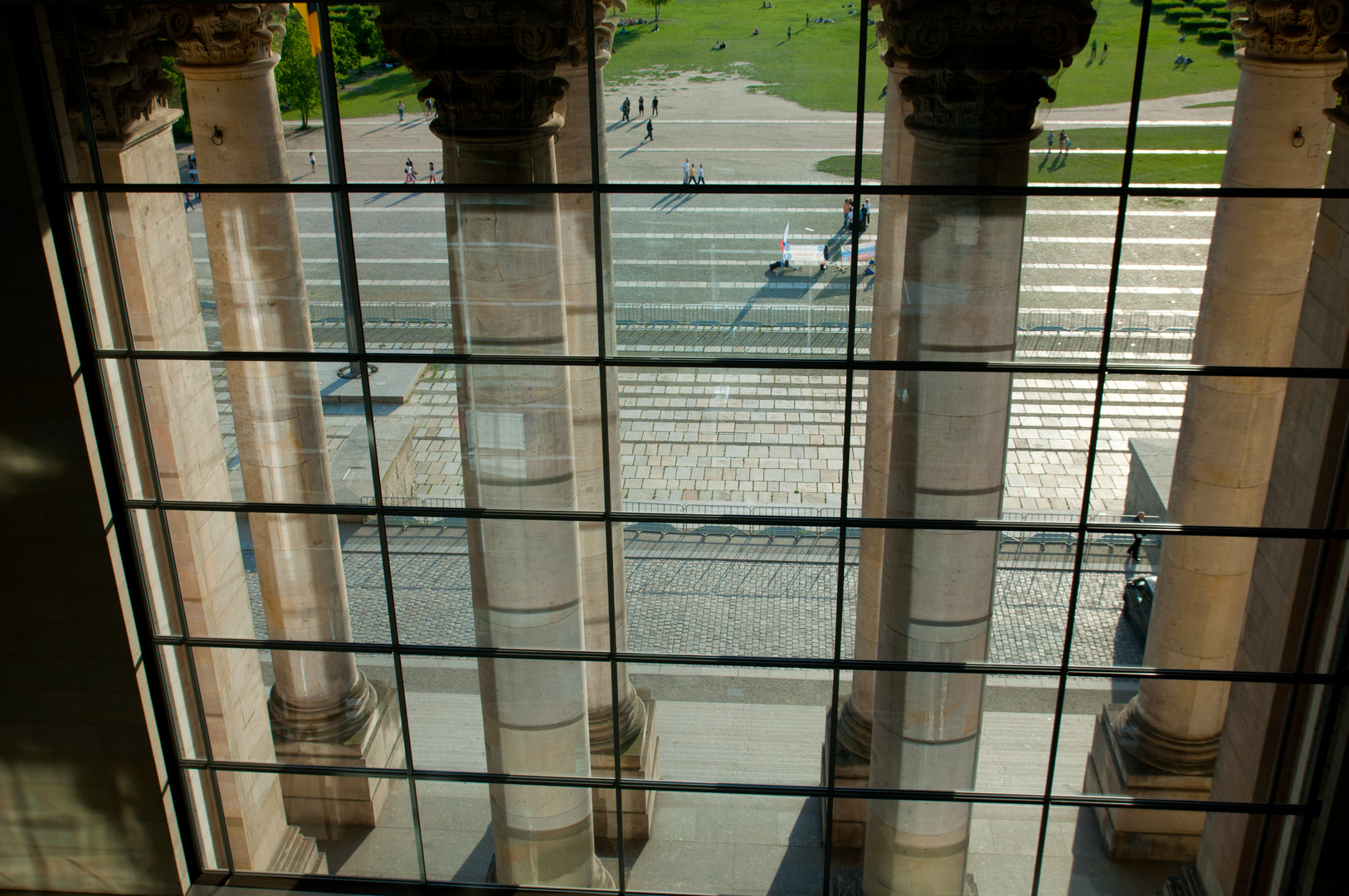 Blick aus dem Reichstag