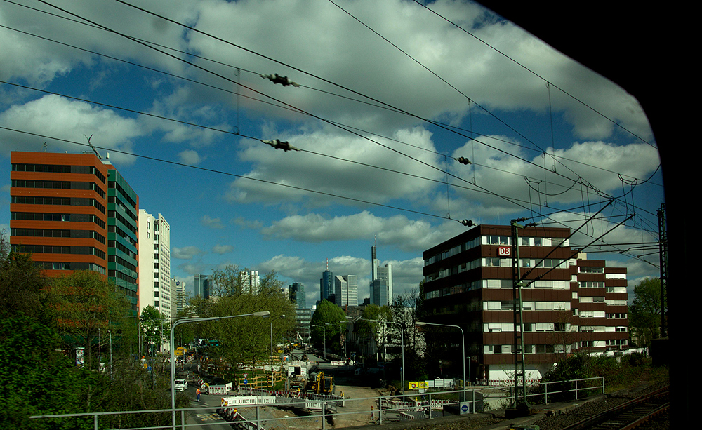 Blick aus dem Rheingold auf ...