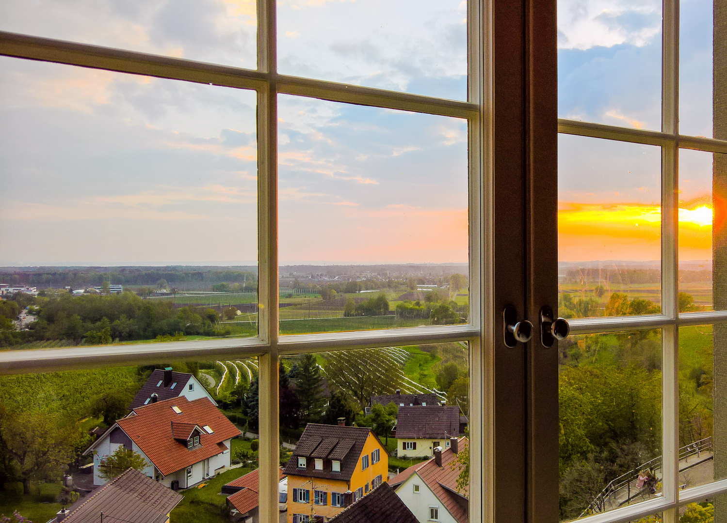 Blick aus dem Schlossfenster