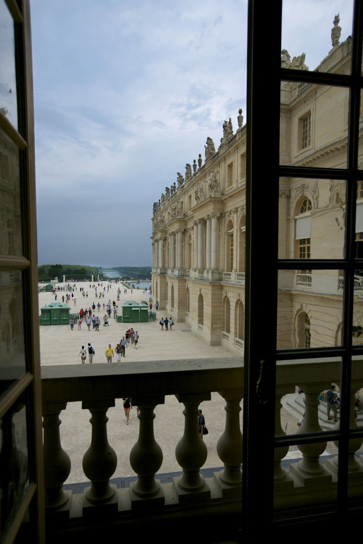 Blick aus dem Schlossfester