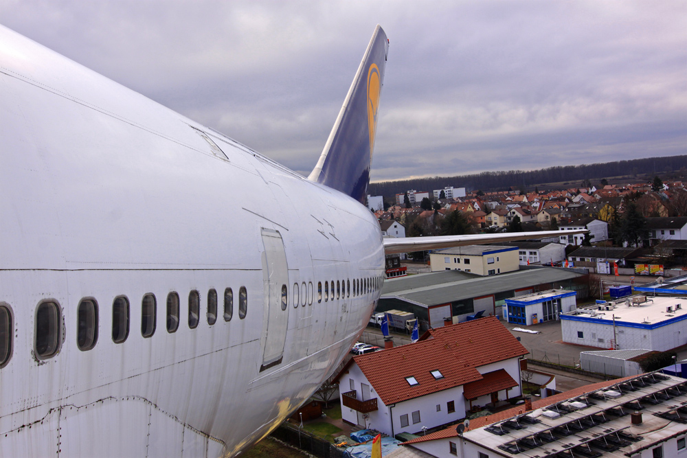 Blick aus dem Seitenfenster