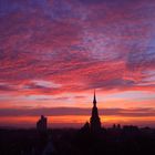 Blick aus dem Stadthaus Osnabrück 7:15 morgens