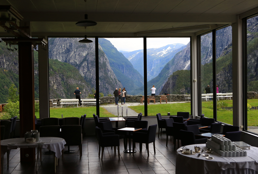 Blick aus dem Stahlheimhotel