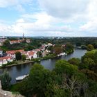 Blick aus dem Torturm der Oberburg Giebichenstein - Richtung Norden