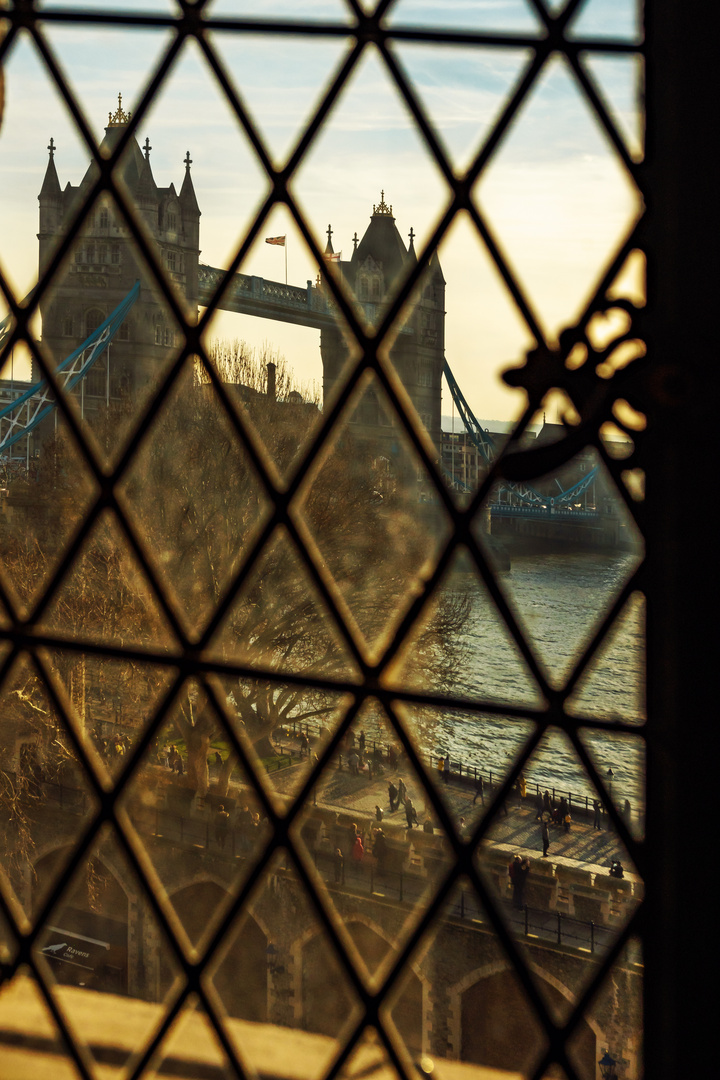 Blick aus dem Tower auf die Bridge