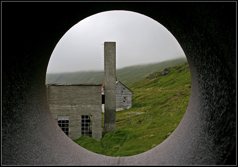 Blick aus dem Trantank heraus