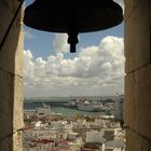 Blick aus dem Turm der Kathedrale von Cadiz