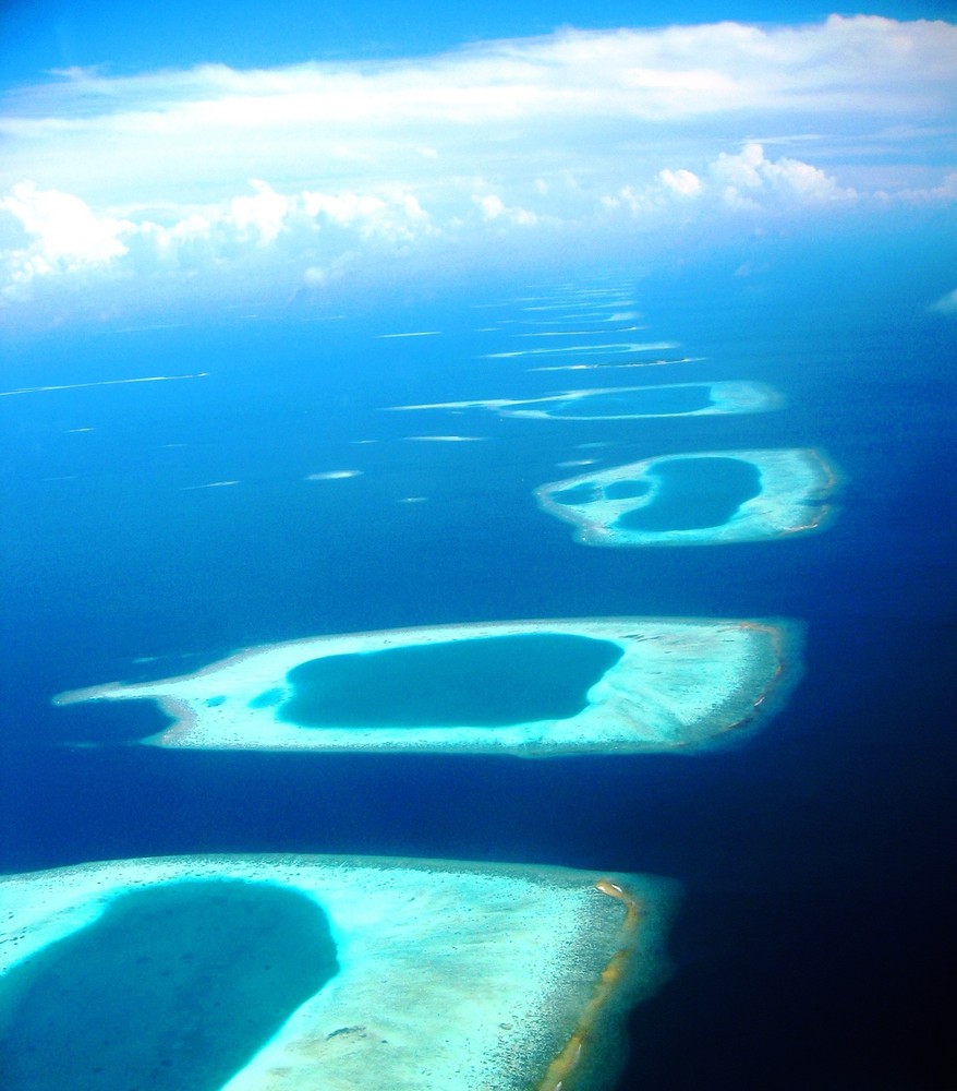 Blick aus dem Wasserflugzeug