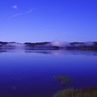 Blick aus dem Zelt - Trekking in Südschweden