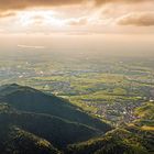 Blick aus dem Zeppelin ins Rebland