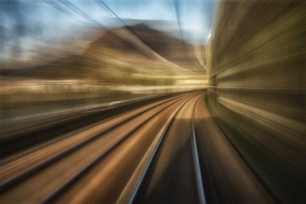 Blick aus dem Zug ( 1 )