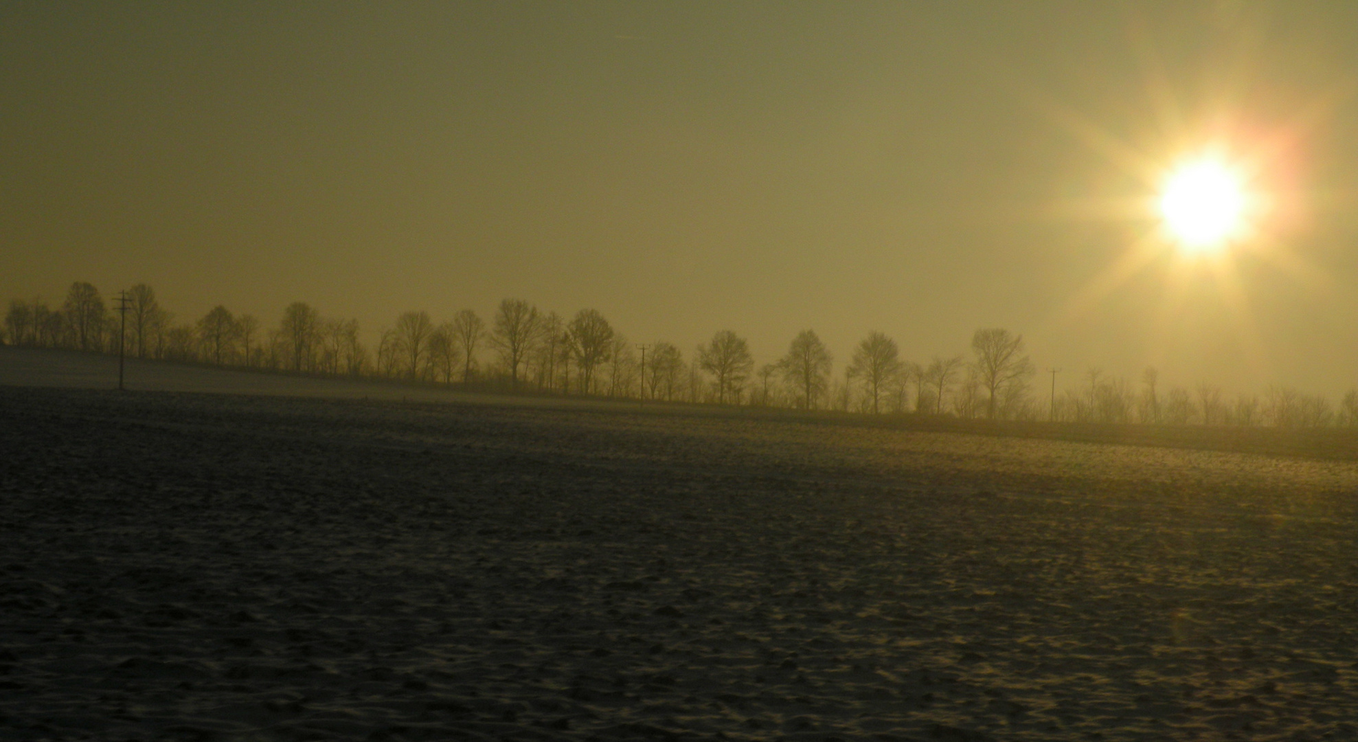 Blick aus dem Zugfenster