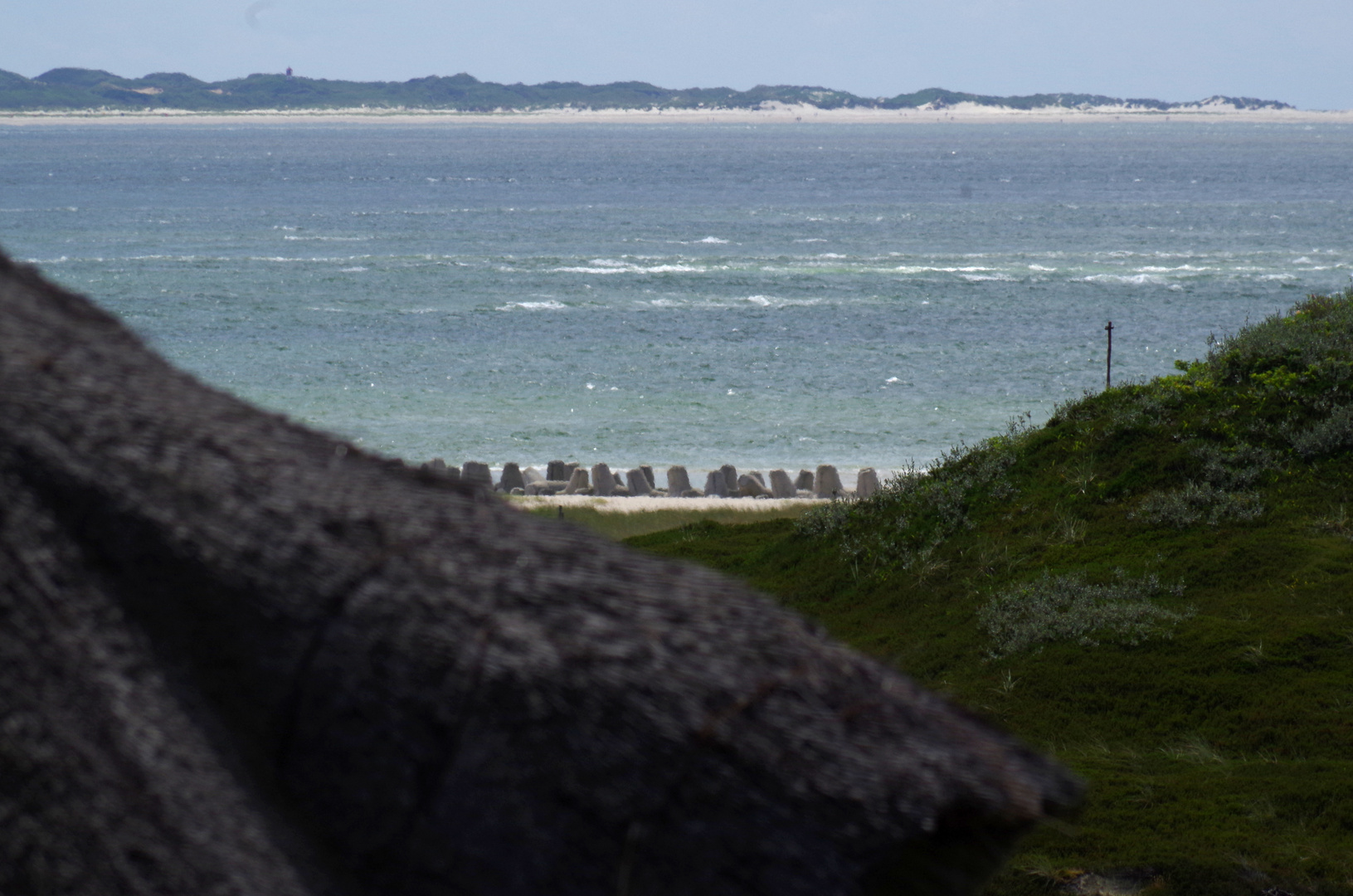 Blick aus den Dünen bei Hörnum Richtung Amrum