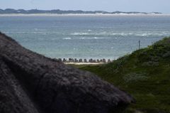 Blick aus den Dünen bei Hörnum Richtung Amrum