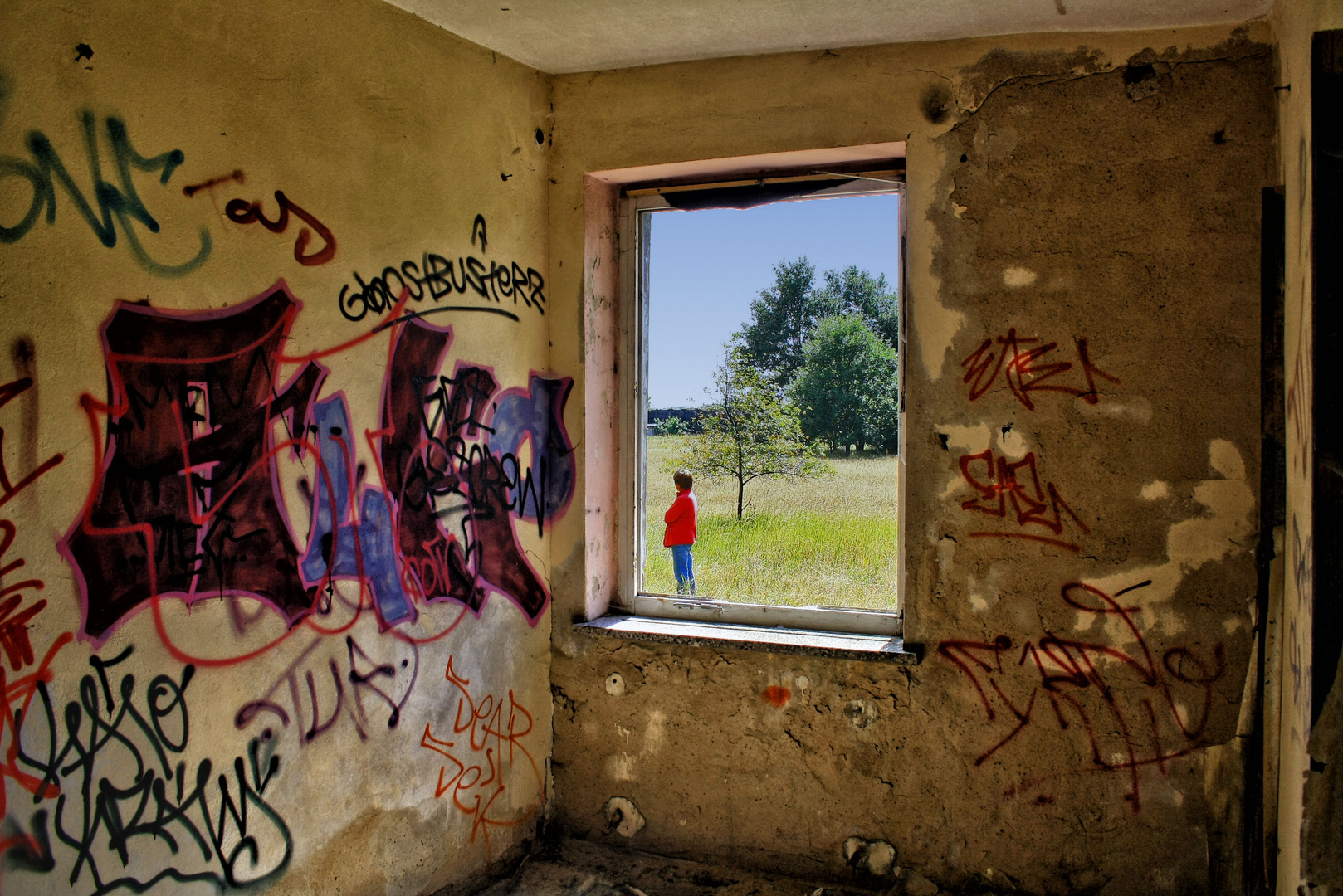 blick aus den fenster